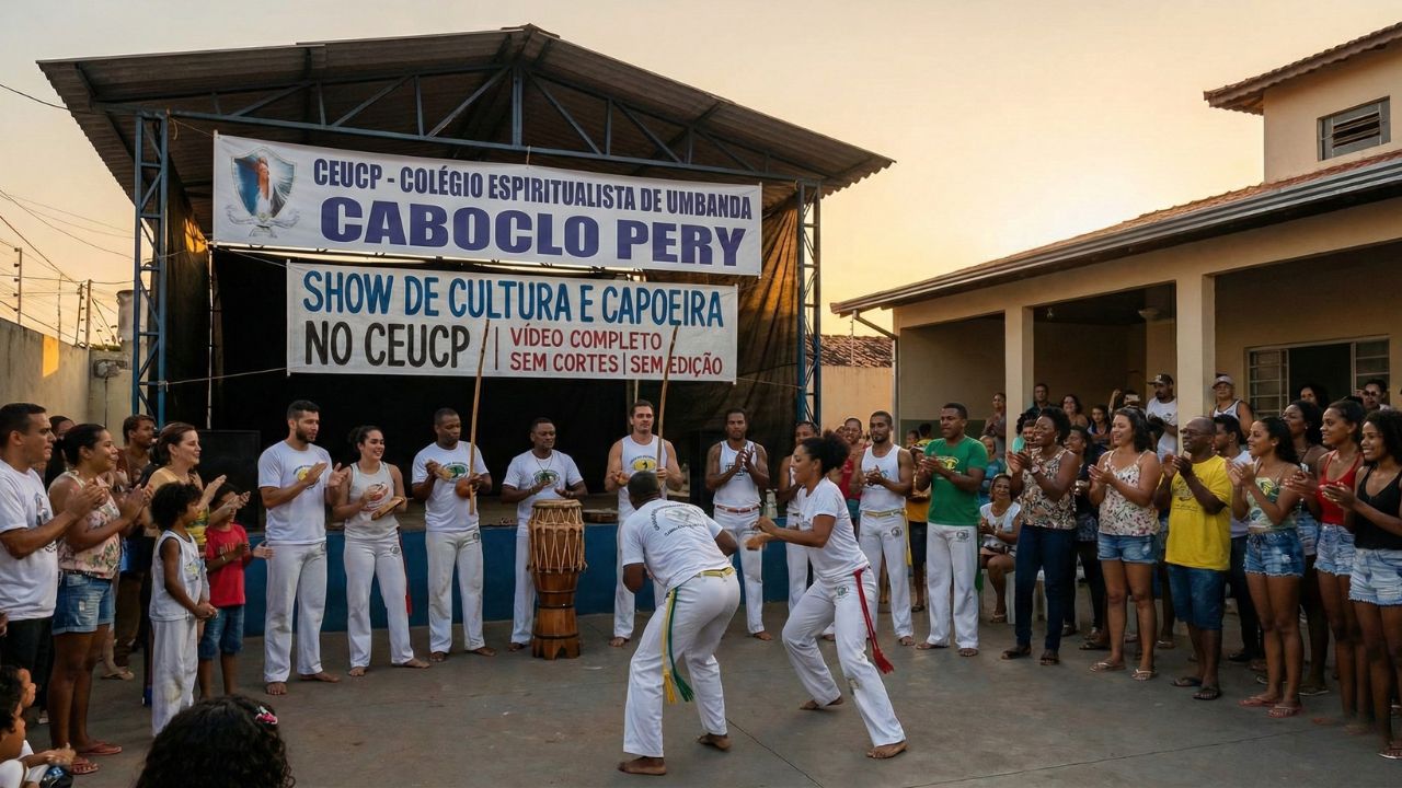 Show de Cultura e Capoeira no CEUCP | Vídeo Completo |  Sem Cortes | Sem Edição