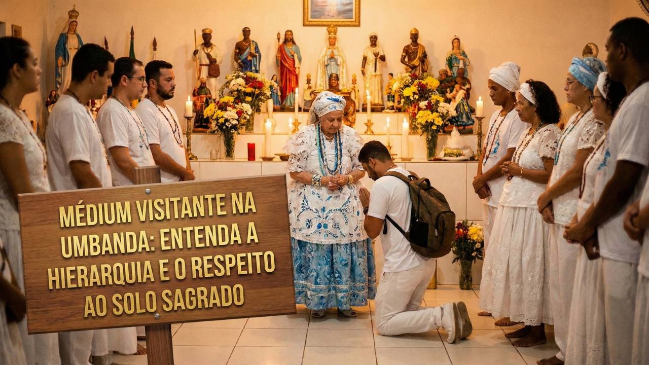 Médium Visitante na Umbanda: Entenda a Hierarquia e o Respeito ao Solo Sagrado