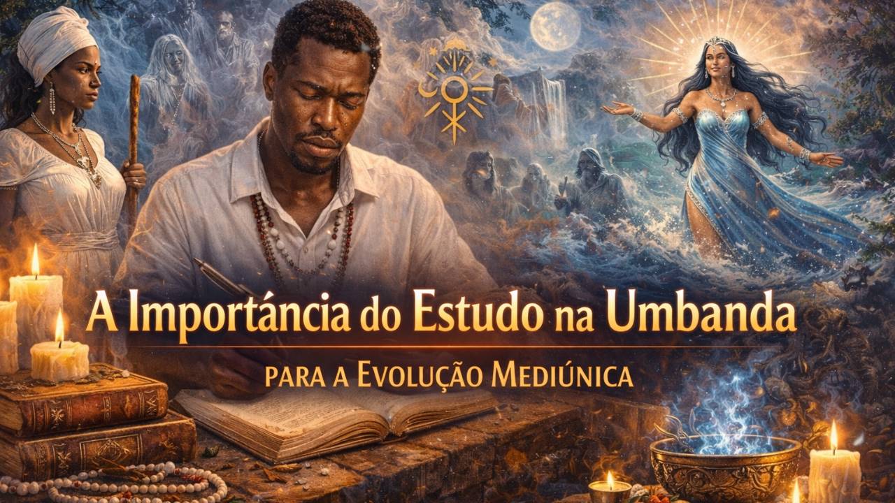 Além do Atabaque: A Importância do Estudo na Umbanda para a Evolução Mediúnica