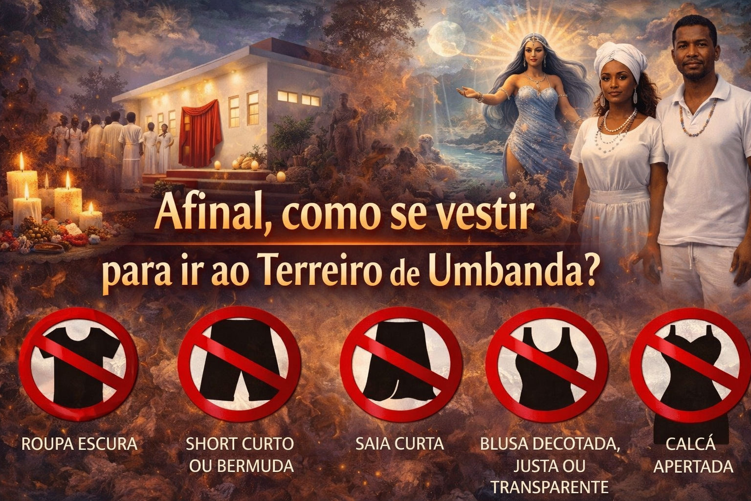 Como se Vestir para ir ao Terreiro de Umbanda? O Guia Completo de Ética e Vestimenta
