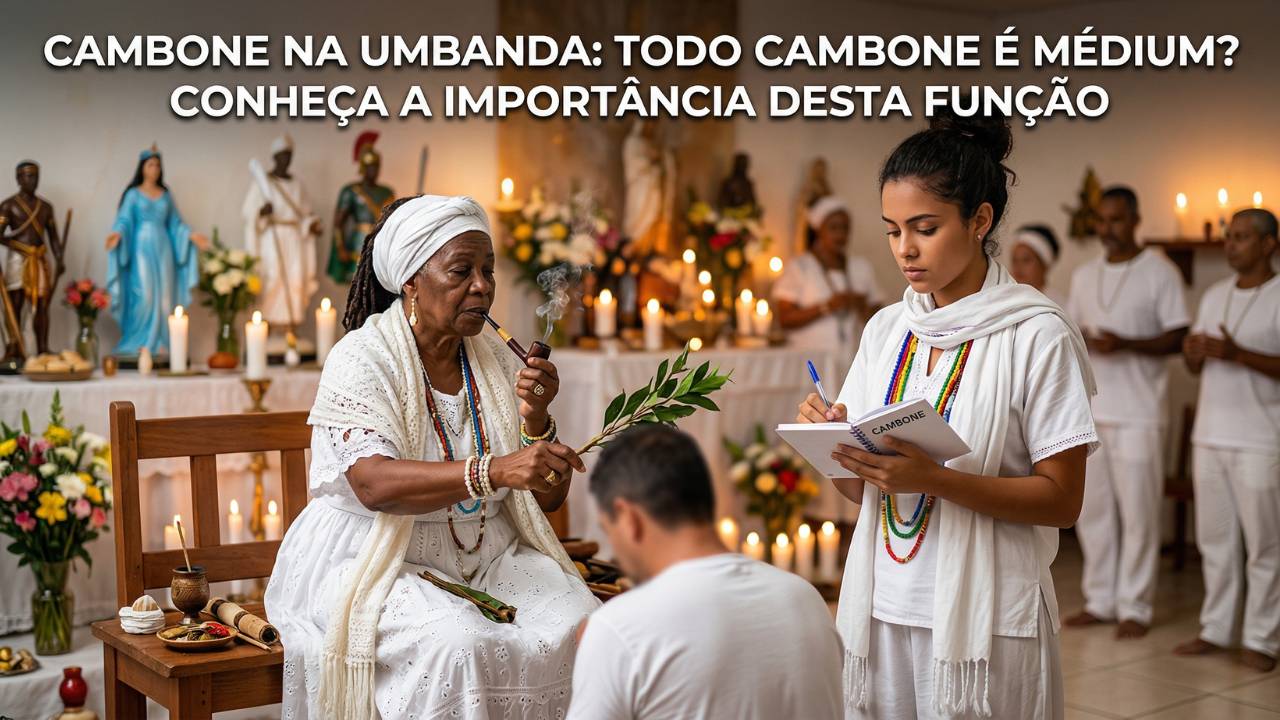 Cambone na Umbanda: Todo Cambone é Médium? Conheça a Importância e a Mediunidade desta Função