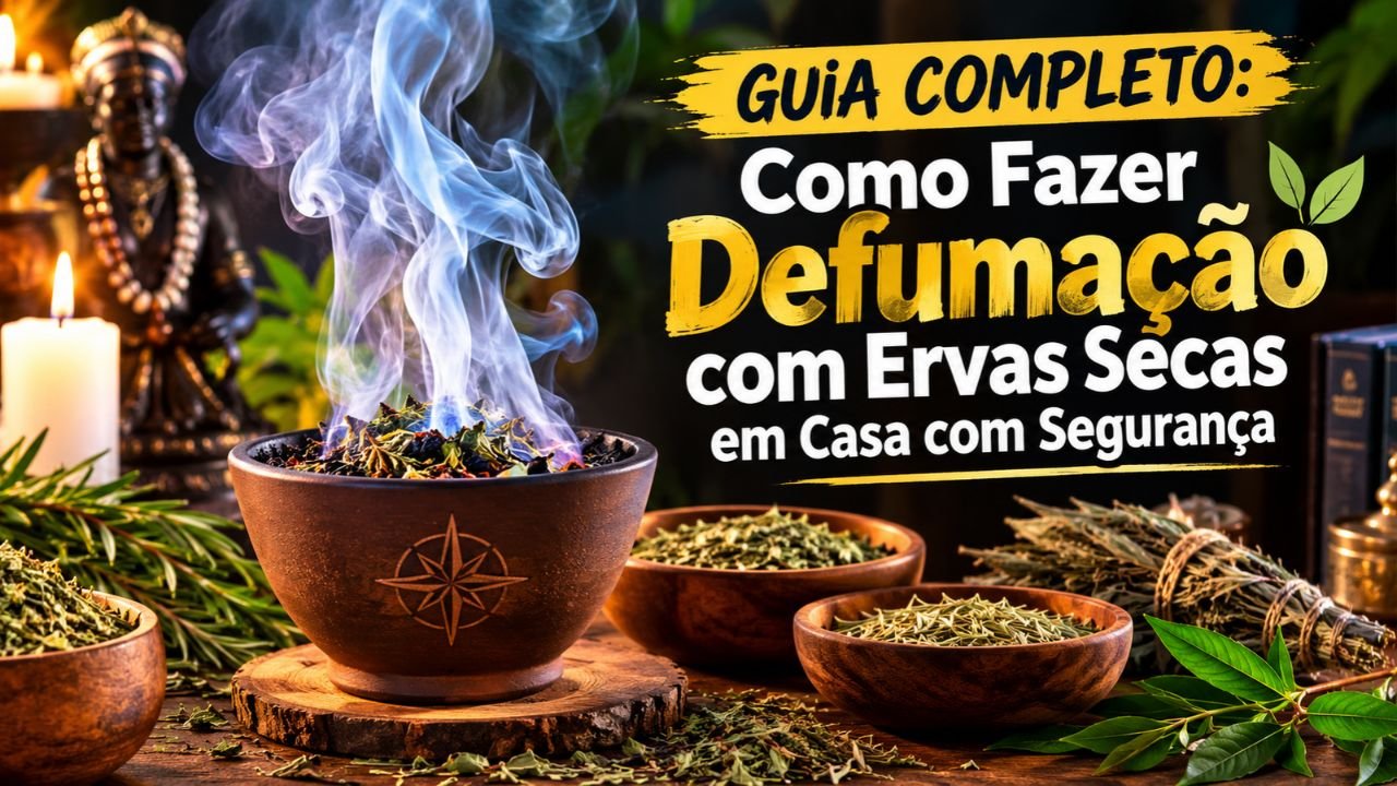 Guia Completo: Como Fazer Defumação com Ervas Secas em Casa com Segurança