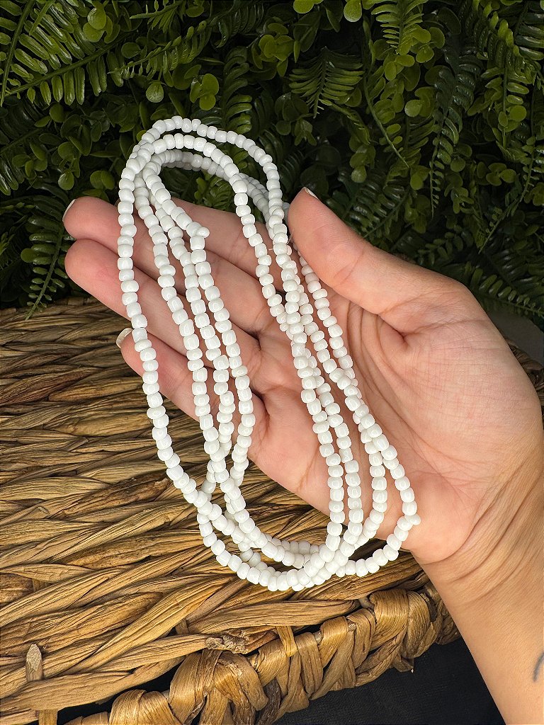 GUIA MIÇANGA 1,40M BRANCA (OXALÁ)