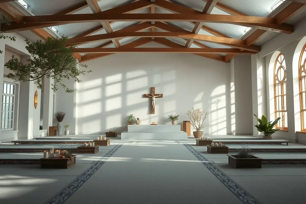 Representação da conexão espiritual vibrante.